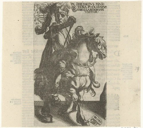 Hessel Martena by Simon Frisius, print, 1622