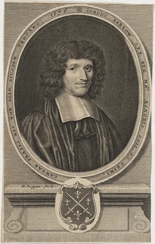 Isaac Barrow, D.D., Divine and Mathematician by David Loggan, print, 1676