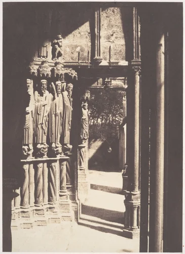 [South Portal, Chartres Cathedral] by Charles Marville, photograph, 1854