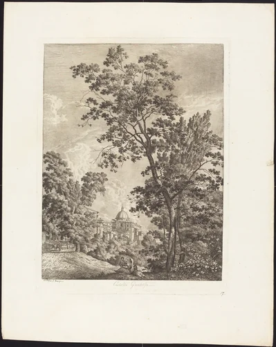 Castella Gandolfo by Jacob Wilhelm Mechau, portfolio, 1745-1808