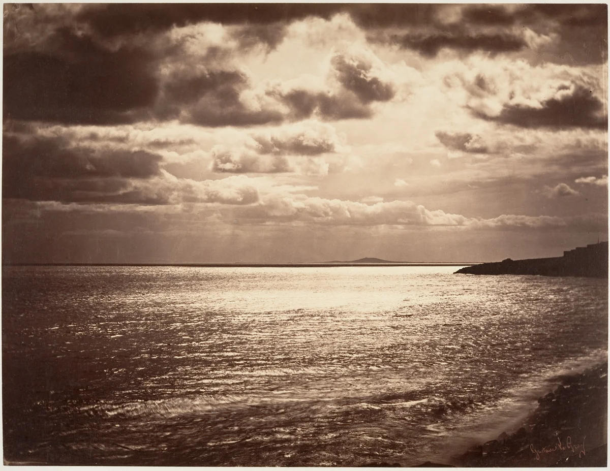 Mer Méditerranée - Sète by Gustave Le Gray, photograph, 1857