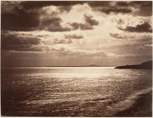 Mer Méditerranée - Sète by Gustave Le Gray, photograph, 1857