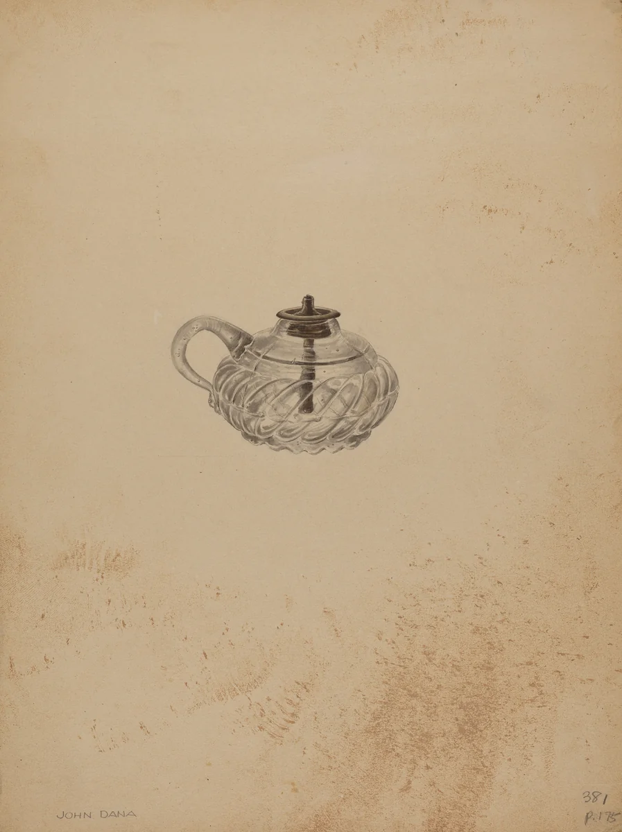 "Sparking" Lamp by John Dana, index of american design, 1938