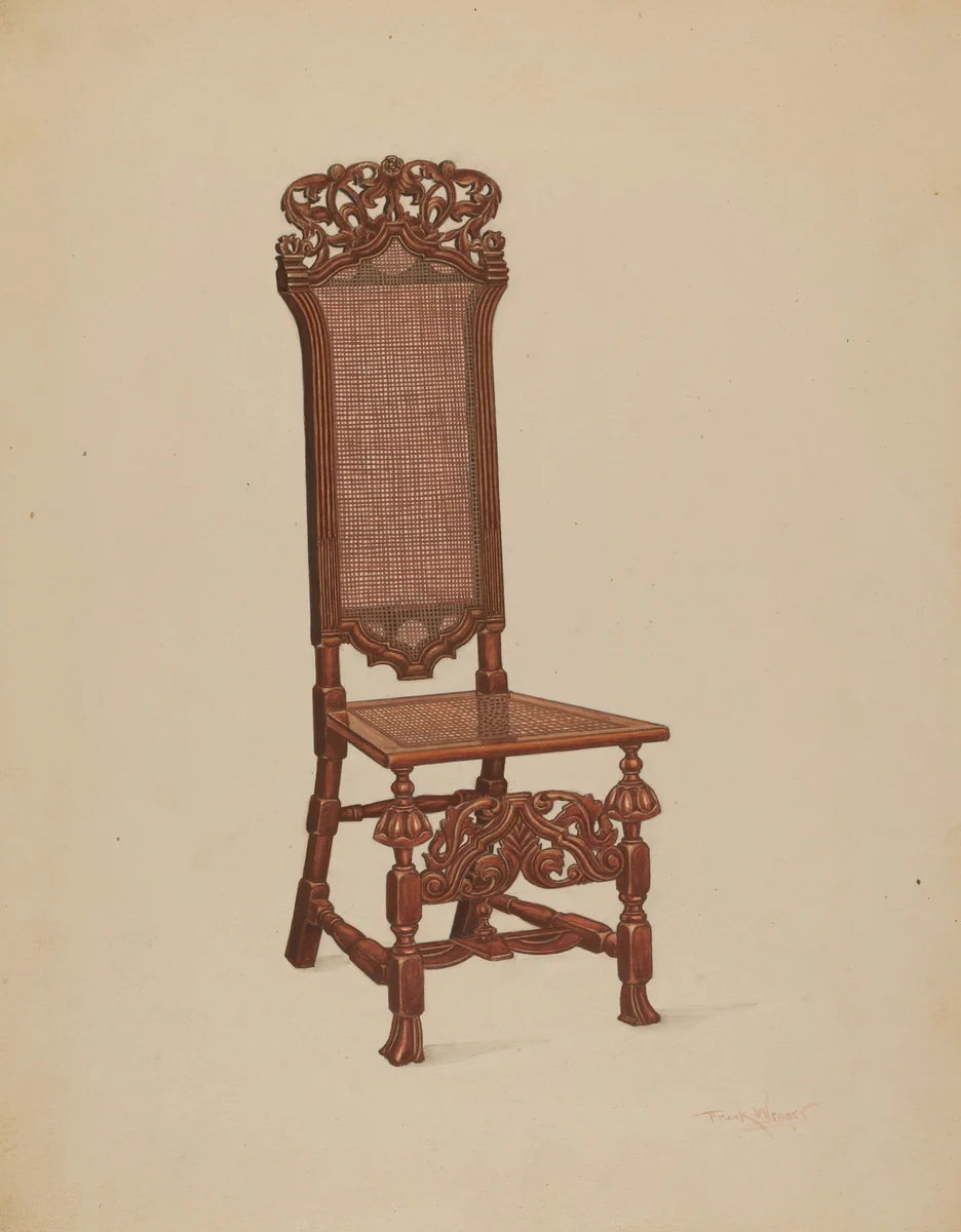 Side Chair by Frank Wenger, index of american design, 1936