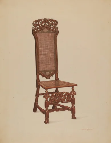 Side Chair by Frank Wenger, index of american design, 1936