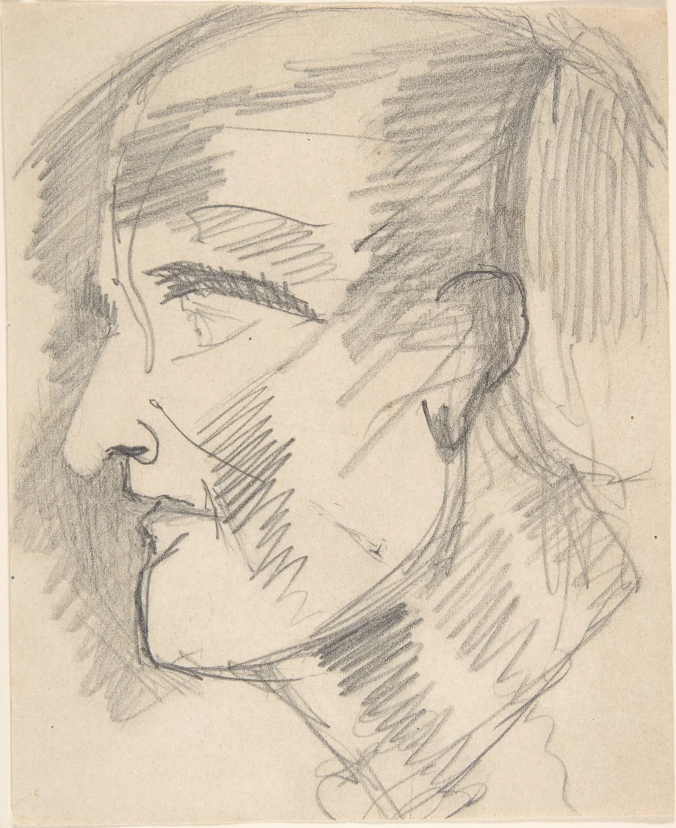 Notebook with sketches and notes by Félicien Rops, drawing, 1833-1898