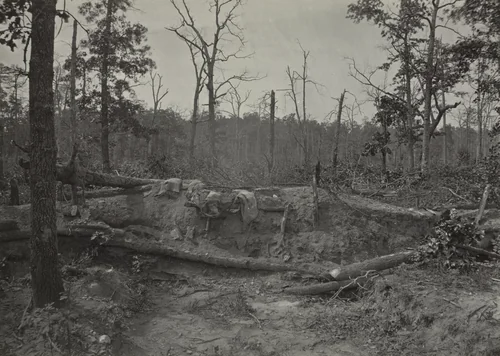 Battlefield of New Hope Church, Georgia, No. 2 by George N. Barnard, photograph, 1865-1866