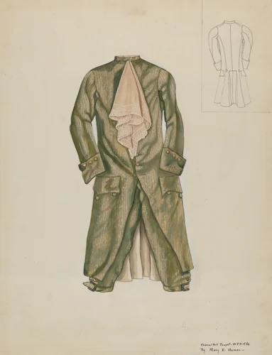 Man's Suit by Mary E. Humes, index of american design, 1937