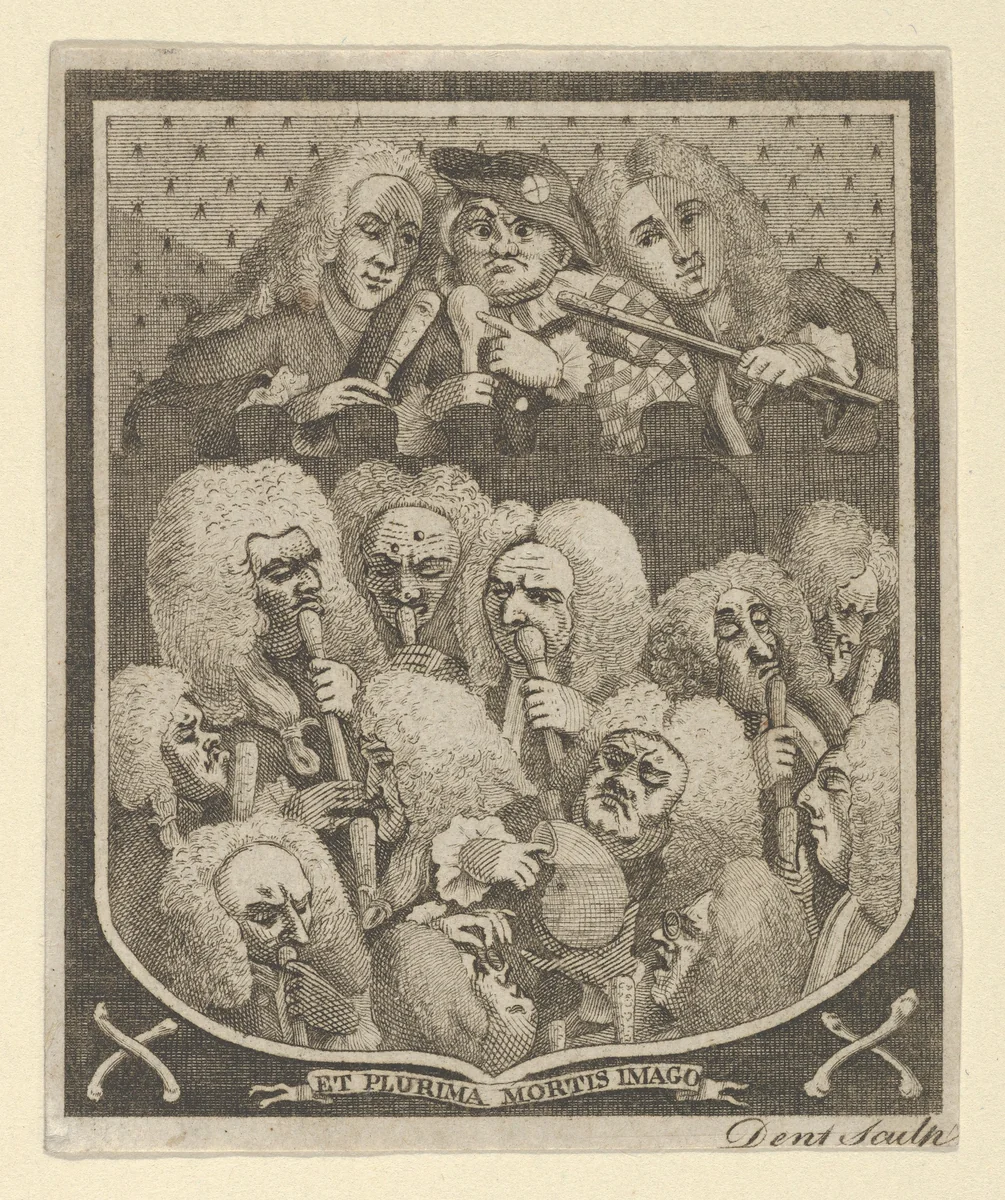 The Company of Undertakers by Dent, print, 1795-1805