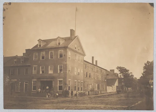 Marshall House, Alexandria, Virginia by Egbert Guy Fowx, photograph, 1861