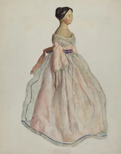 Doll by Jane Iverson, index of american design, 1936