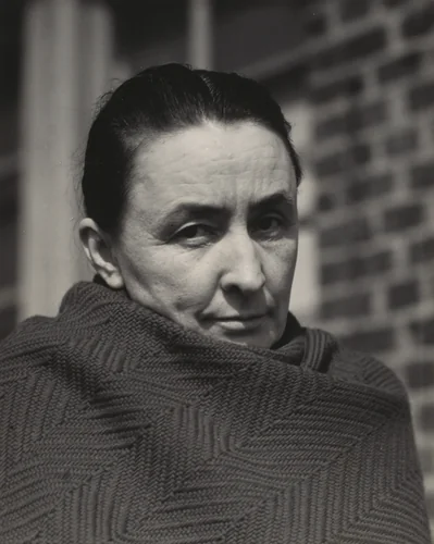 Georgia O'Keeffe by Alfred Stieglitz, photograph, 1936-1937