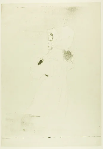 Miss May Belfort (large plate) by Henri de Toulouse-Lautrec, print, 1895