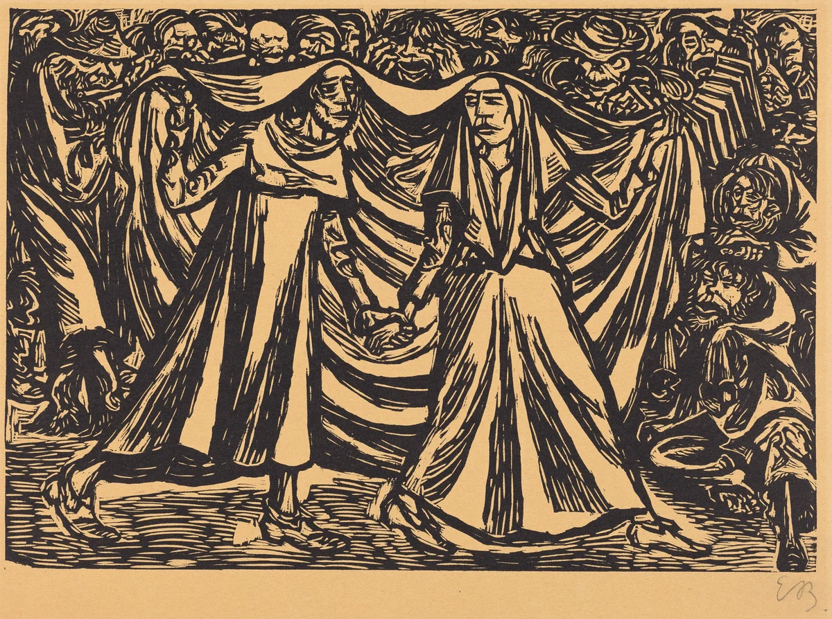 The Dance of Death II by Ernst Barlach, portfolio, 1921