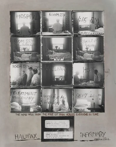 Halifax Infirmary by Robert Frank, photograph, 1978