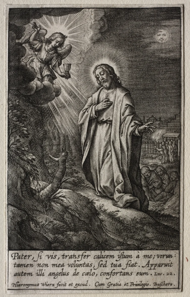 The Passion of Christ by Hieronymus Wierix, print, 1614-1624
