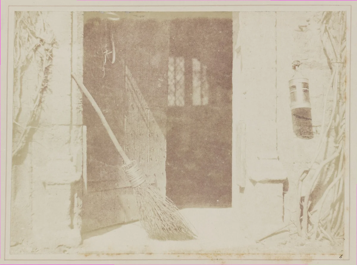 The Open Door by William Henry Fox Talbot, photograph, 1843-1844