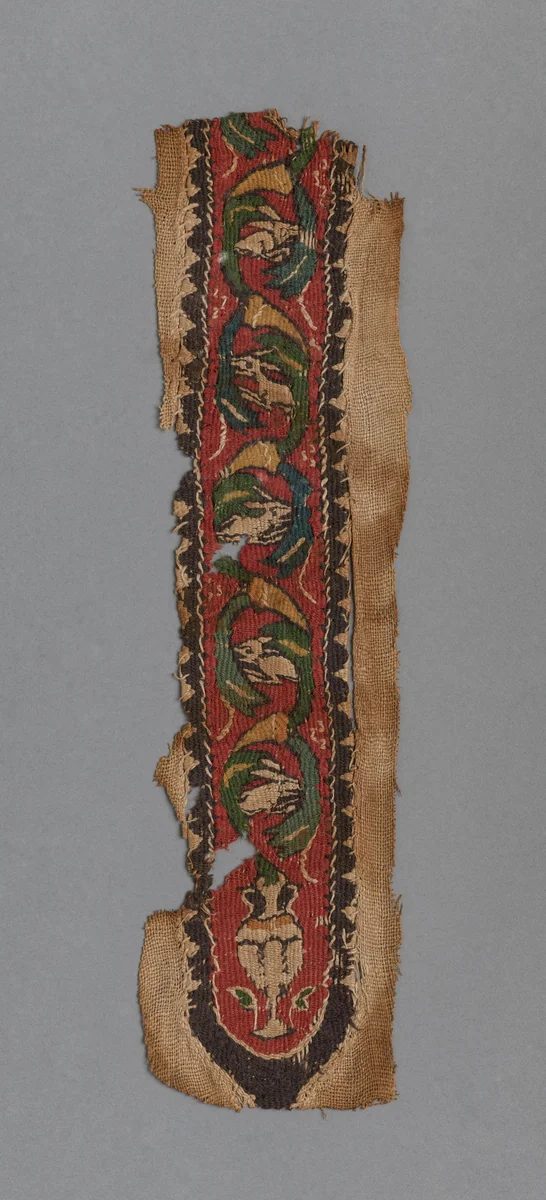 Fragment from a Tunic by Unknown, textile, 500-1599