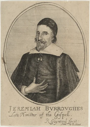Jeremiah Burroughes, Puritan Divine by Robert Gaywood, print, 1600-1710
