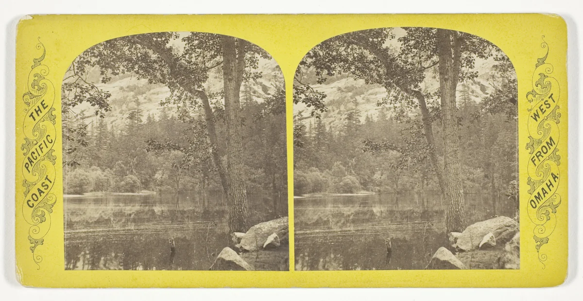 Mirror Lake A, No. 35 from the series "California and The Pacific Coast, West from Omaha" by Andrew J. Russell, photograph, 1850-1902