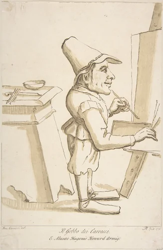 Il Gobbo dei Carracci by Arthur Pond, print, 1736