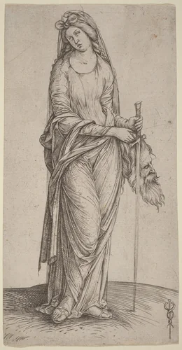 Judith Holding the Head of Holofernes by Jacopo de' Barbari, print, 1501-1503
