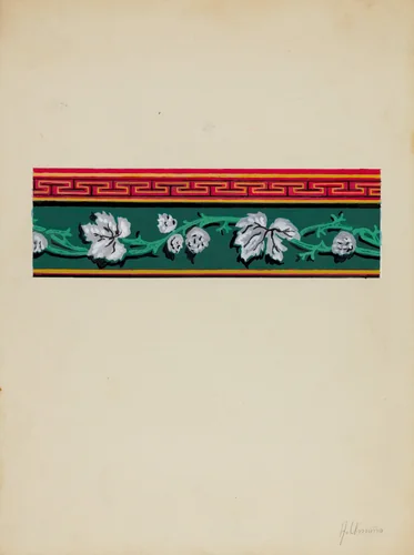 Wall Paper by Alfonso Umana, index of american design, 1936
