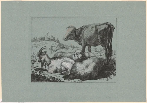 Plate 6, from The Set of 12 Pastorals Scenes by Francesco Londonio, print, 1762-1763