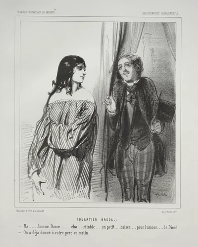 Baliverneries Parisiennes by Paul Gavarni, print, 1824-1866