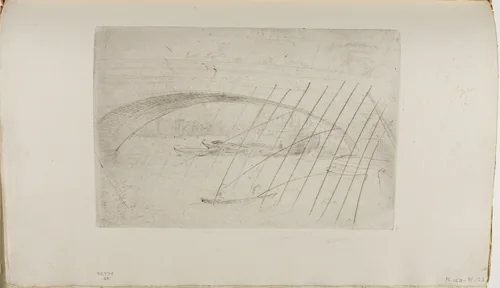 London Bridge by James McNeill Whistler, print, 1877