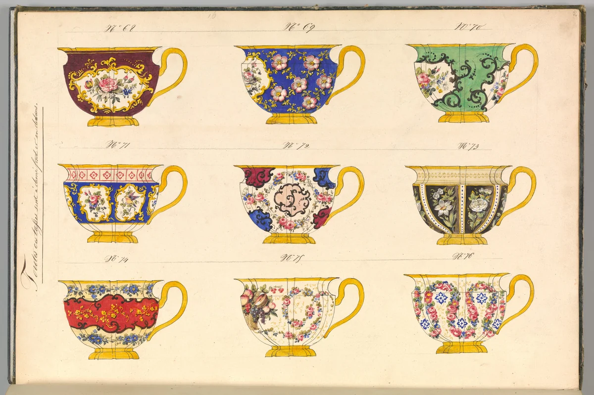 Porcelain Designs by anonymous, book, 1820-1830