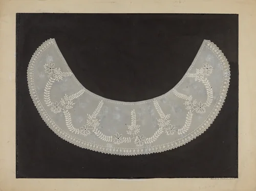 Collar by Marie Famularo, index of american design, 1937