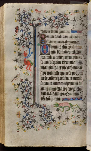 Hours of Charles the Noble, King of Navarre (1361-1425): fol. 196v, Text by Master of the Brussels Initials and Associates, book, 1400-1410