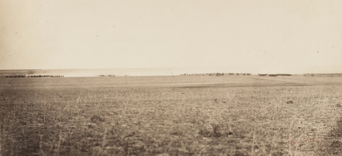 Untitled from the portfolio Souvenirs du Camp de Chalons by Gustave Le Gray, photograph, 1857