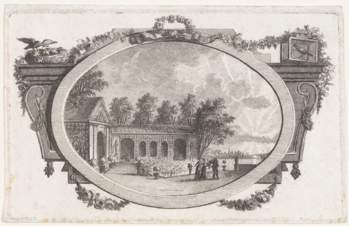 Autumn (Wine Harvest) by Charles Michel Campion, print, 1768