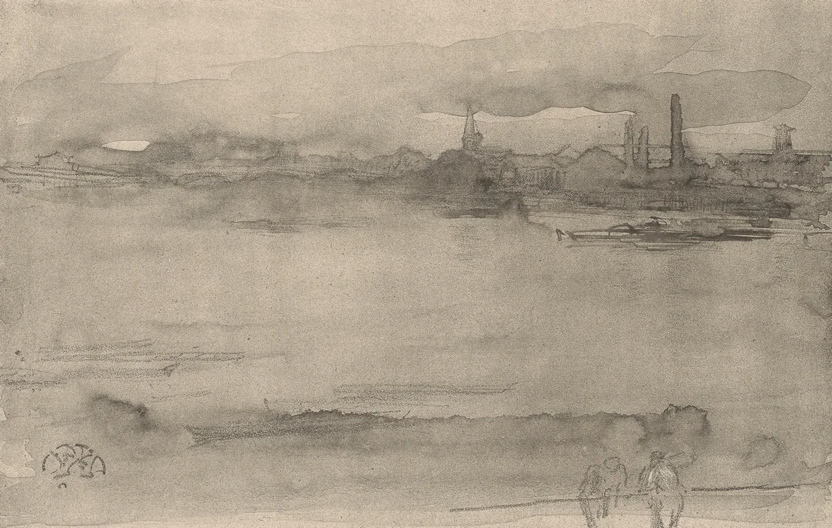 Early Morning by James McNeill Whistler, print, 1878