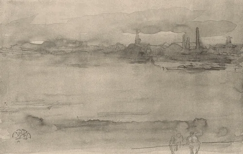 Early Morning by James McNeill Whistler, print, 1878