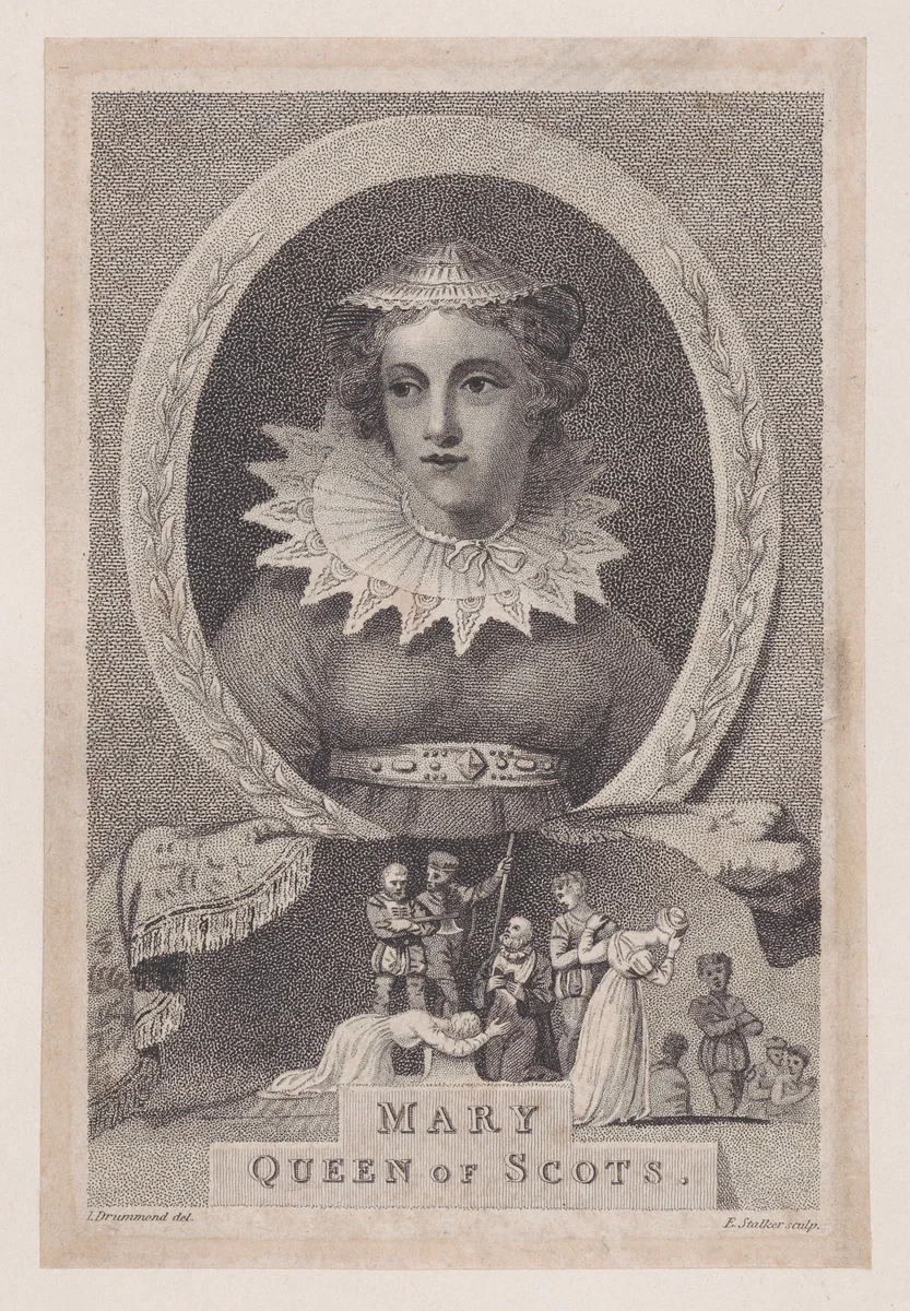 Mary, Queen of Scots by Ebenezer Stalker, print, 1800-1835