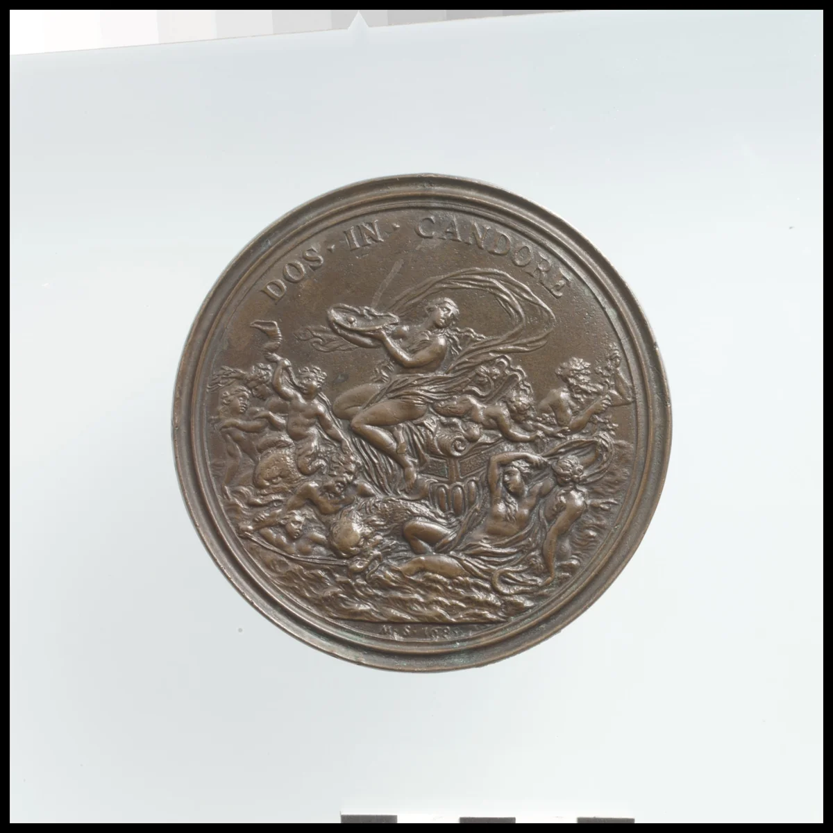 Vittoria della Rovere, Grand Duchess of Tuscany (1622-94) by Massimiliano Soldani, metalwork, 1685