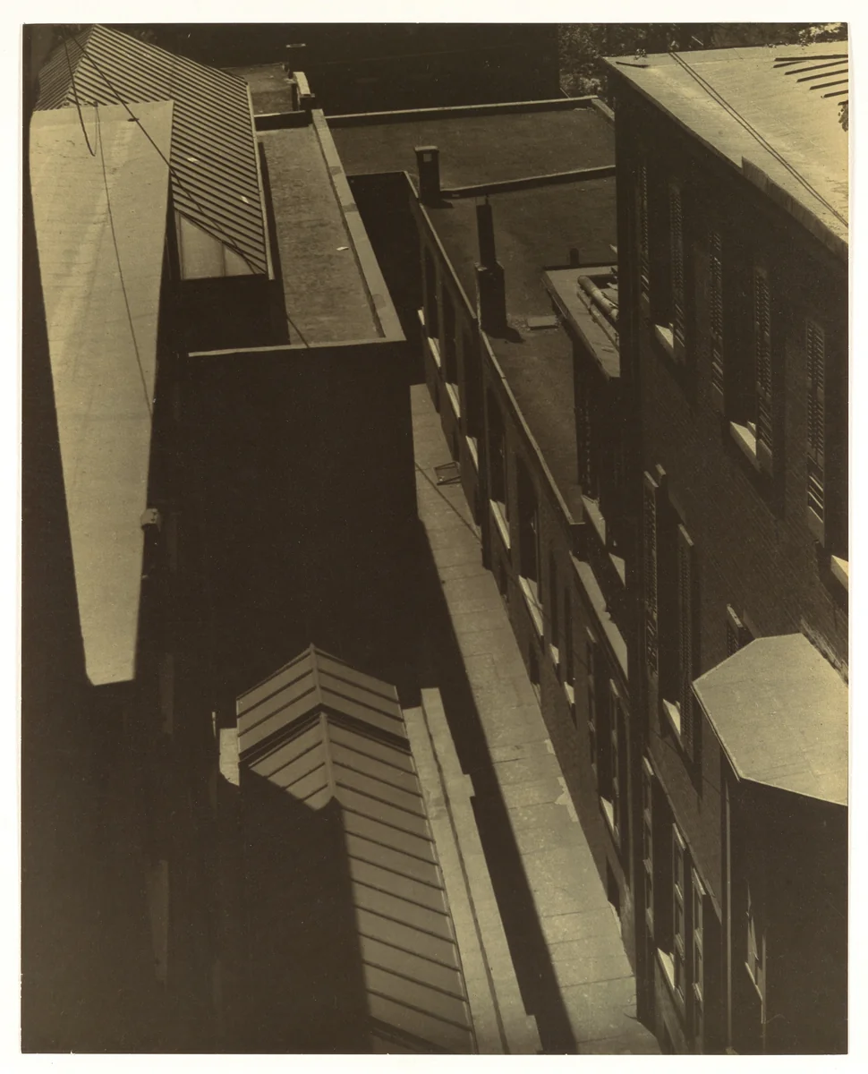 [View of Rooftops] by Morton Schamberg, photograph, 1917