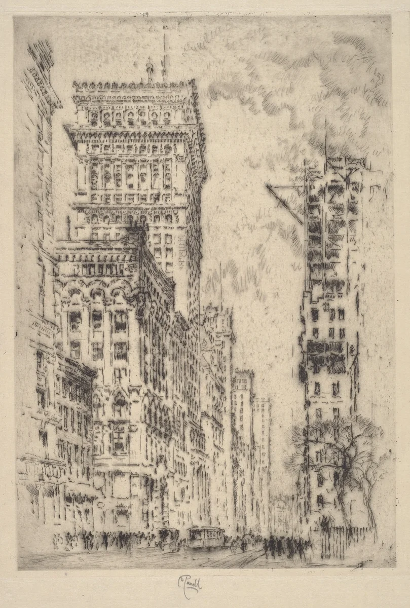 The Golden Cornice, I by Joseph Pennell, print, 1904