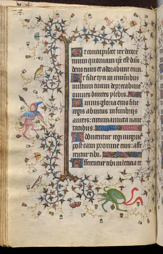 Hours of Charles the Noble, King of Navarre (1361-1425): fol. 39v, Text by Master of the Brussels Initials and Associates, book, 1400-1410