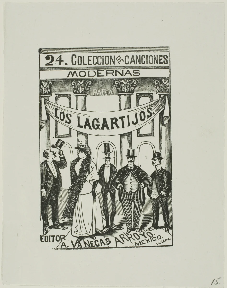 The Dandies by José Guadalupe Posada, print, 1871-1913
