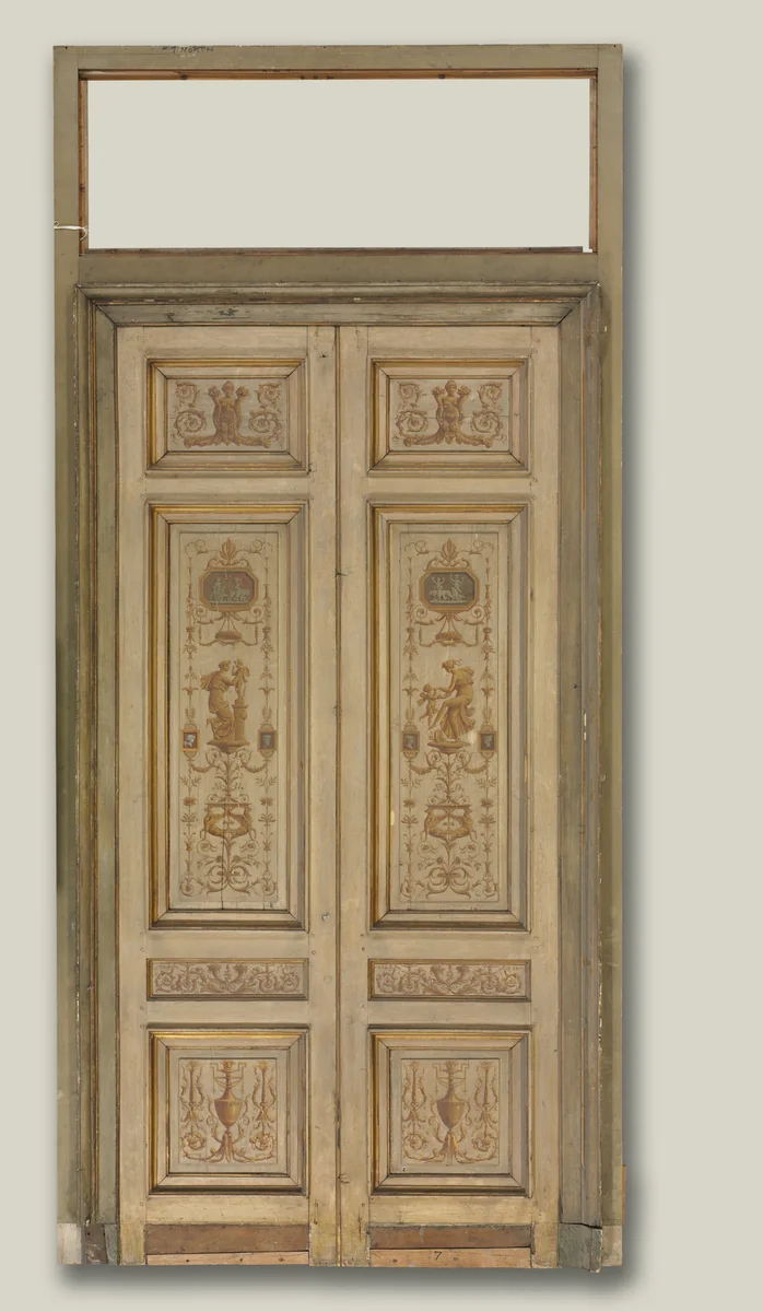 Double-Leaf Doors by Pierre Rousseau, painting, 1790-1799