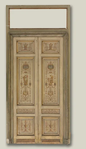 Double-Leaf Doors by Pierre Rousseau, painting, 1790-1799