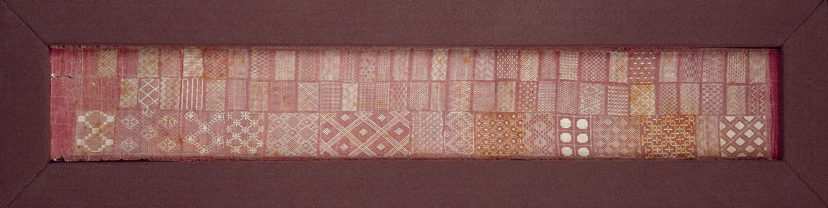 Sampler by Probably France, textile, 1750-1800