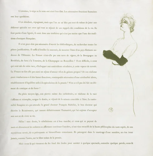 Yvette Guilbert-French Series: No. 10 by Henri de Toulouse-Lautrec, book, 1894