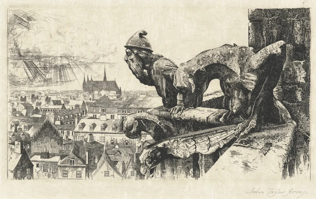 Sentinels by John Taylor Arms, print, 1922