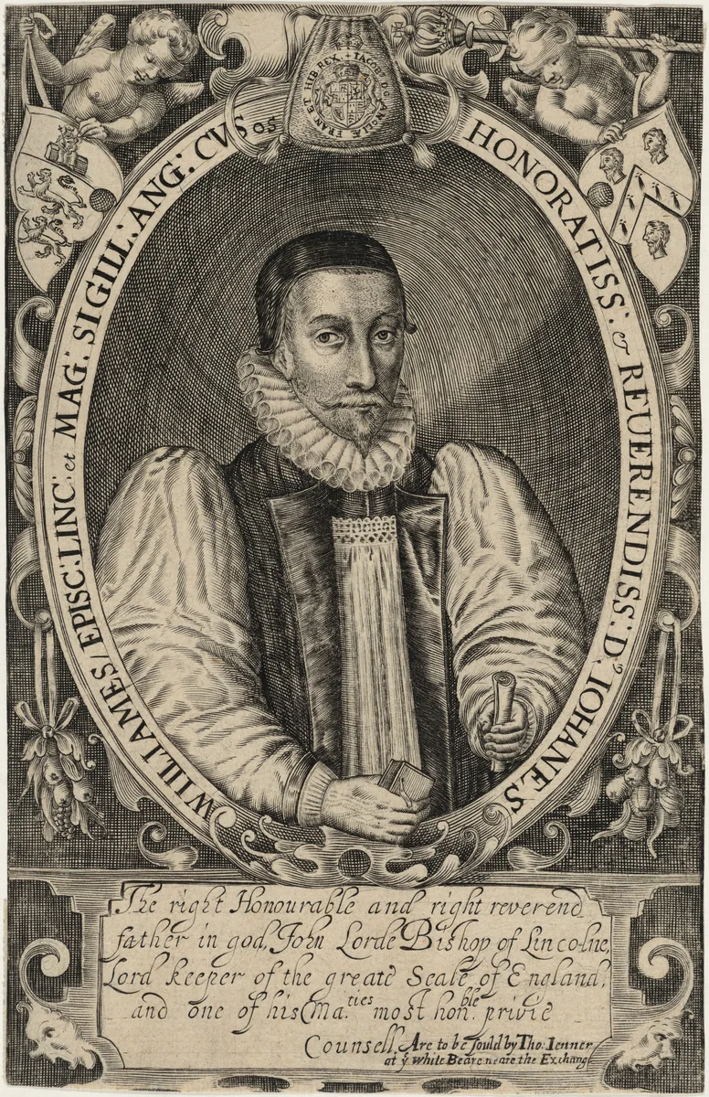 John Williams, Archbishop of York, Lord Keeper by Unknown 19th Century, print, 1800-1899