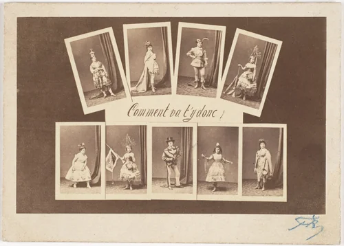 Comment va t'y donc? by Studio Géruzet frères, photograph, 1868